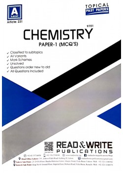 A/L Chemistry AS Paper - 1 (MCQ's) Article No. 231